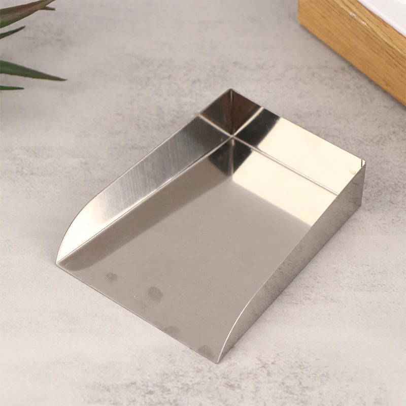 Jewelry Shovel Jewelry Scoop for Pearls Gemstones Diamond Beads Scoop Steel Otolith Shovel Tools with Plate Handle Jewelry Tools