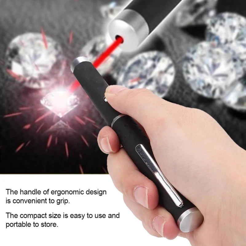 Diamond Tester Flashlight Torch Pen Lighting Jewelry Identification Aids(Blue&Amp;Purple Light)