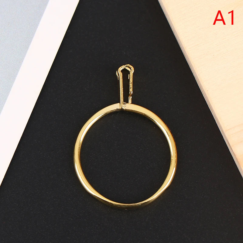 Spring Type Ring Stone Gemstone Diamond Holder Display Ring Diamond Four-Claw Gemstone Claw Meson Holder Jewelry Tool Equipments