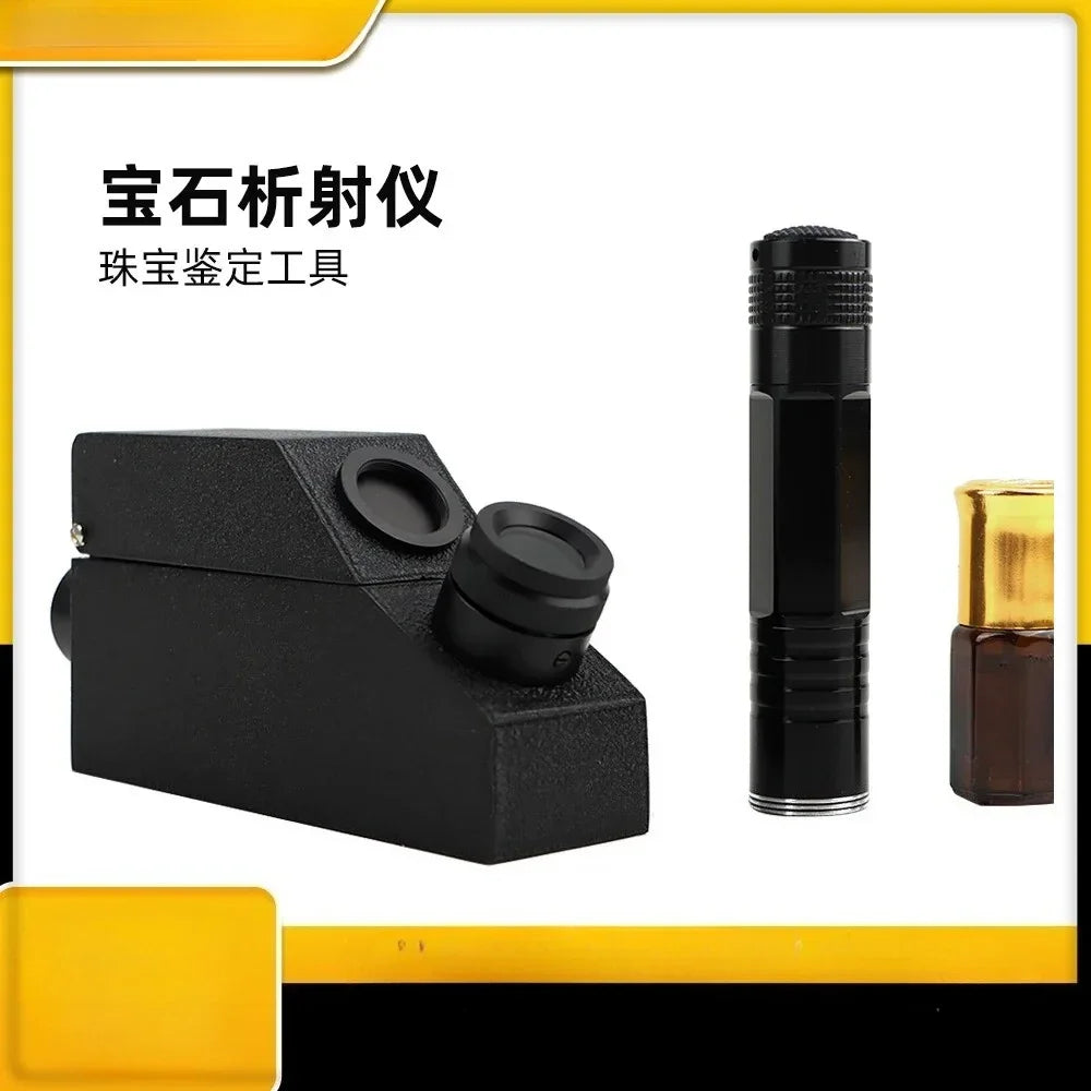 High-precision Jewelry Identification Diamond Detector Built-in Light Source Diamond Detector Gem Refractometer Tool