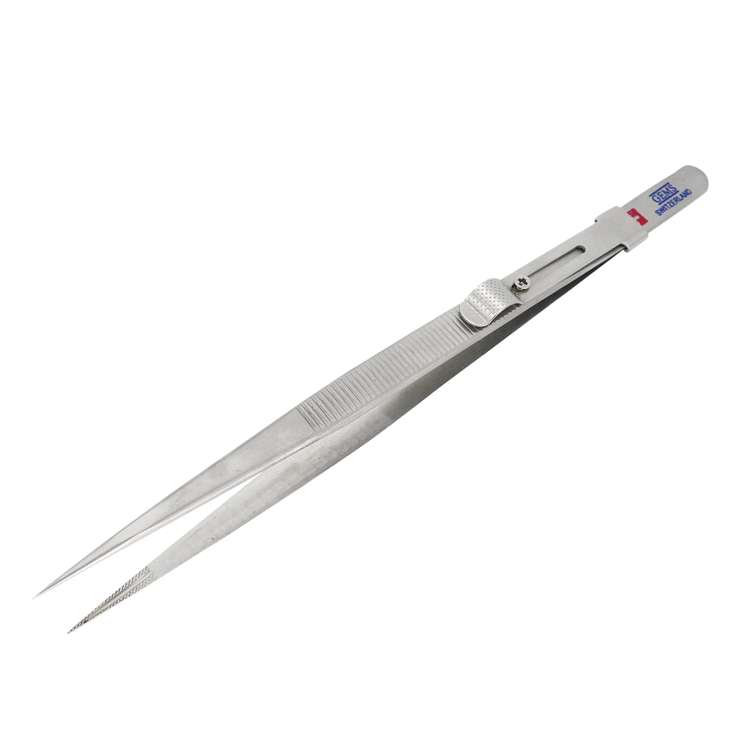 Extra Long Stainless Steel Diamond Curved Tip Tweezers for Stone Gems Rhinestones Acrylic Picking Tool & Making Jewelry Craft