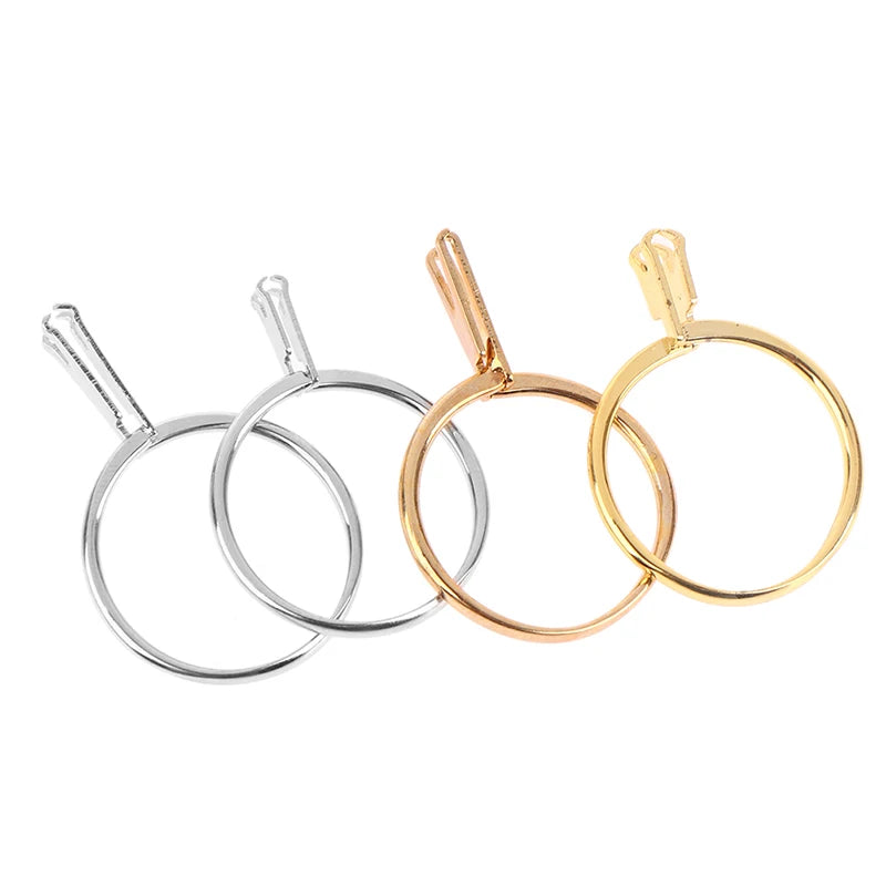 Spring Type Ring Stone Gemstone Diamond Holder Display Ring Diamond Four-Claw Gemstone Claw Meson Holder Jewelry Tool Equipments