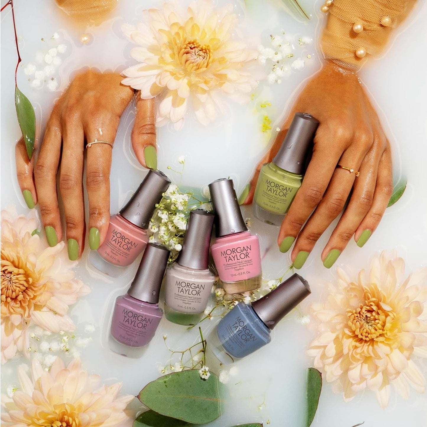 Pure Beauty Collection - Nail Lacquer, Nail Polish, Pastel Nail Polish, Spring Nail Lacquer (Malva, 9Ml)