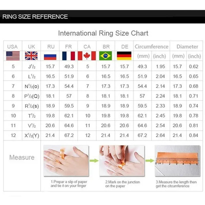 Gorgeous Exquisite Heart Rings for Women White Crystal Zircon Jewelry Fashion Bride Engagement Wedding Party Gift