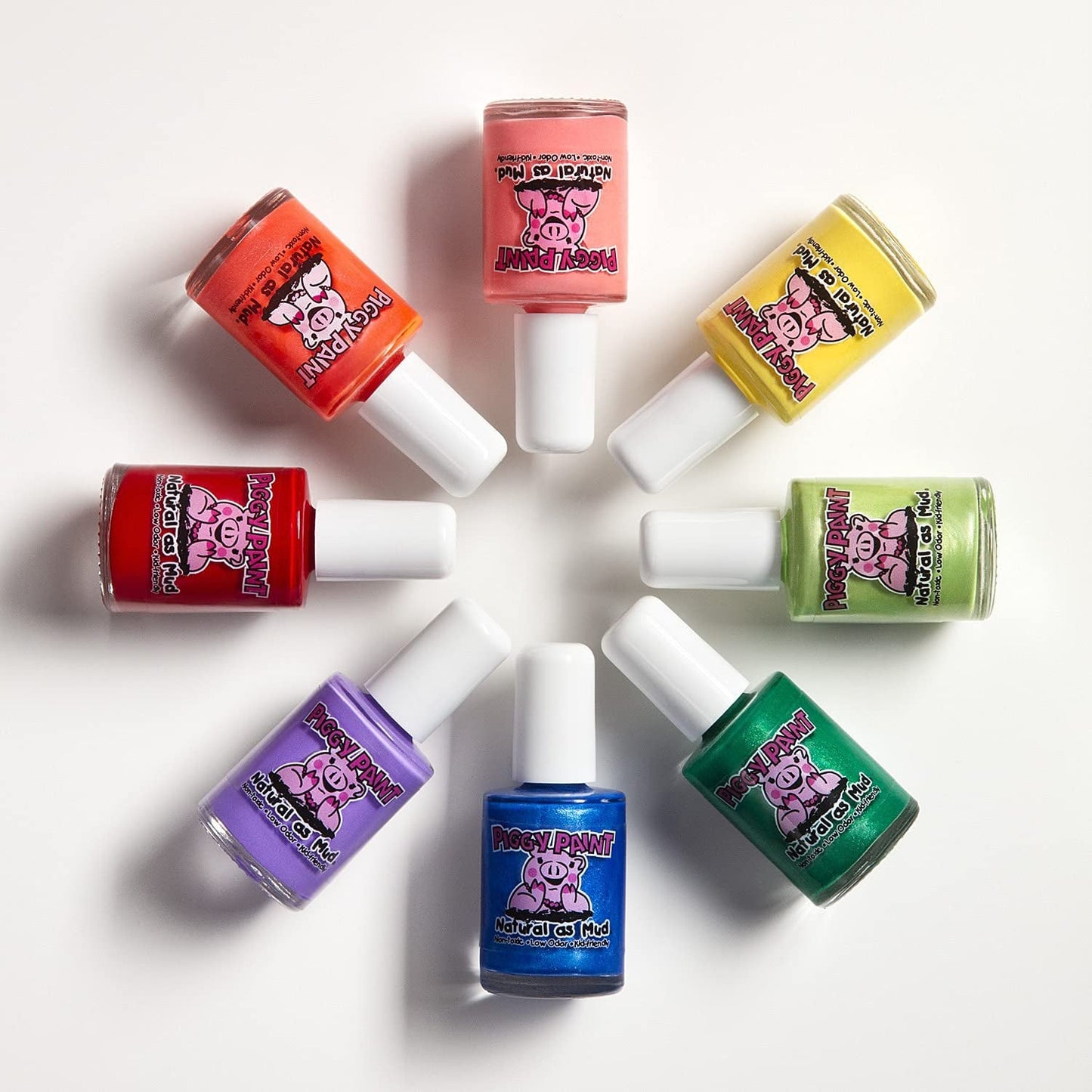 | 100% Non-Toxic Girls Nail Polish | Safe, Cruelty-Free, Vegan, & Low Odor for Kids | Mint to Be