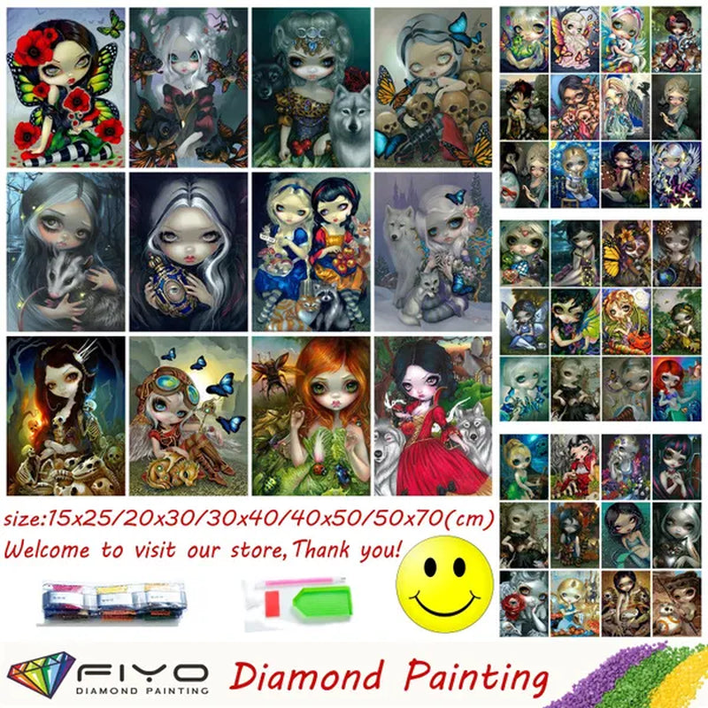 Diamond Painting Kits for Adults, DIY Full Round Drill Diamond Art  Diamond Painting By Numbers Kits Arts and Crafts for Home Wall Decor