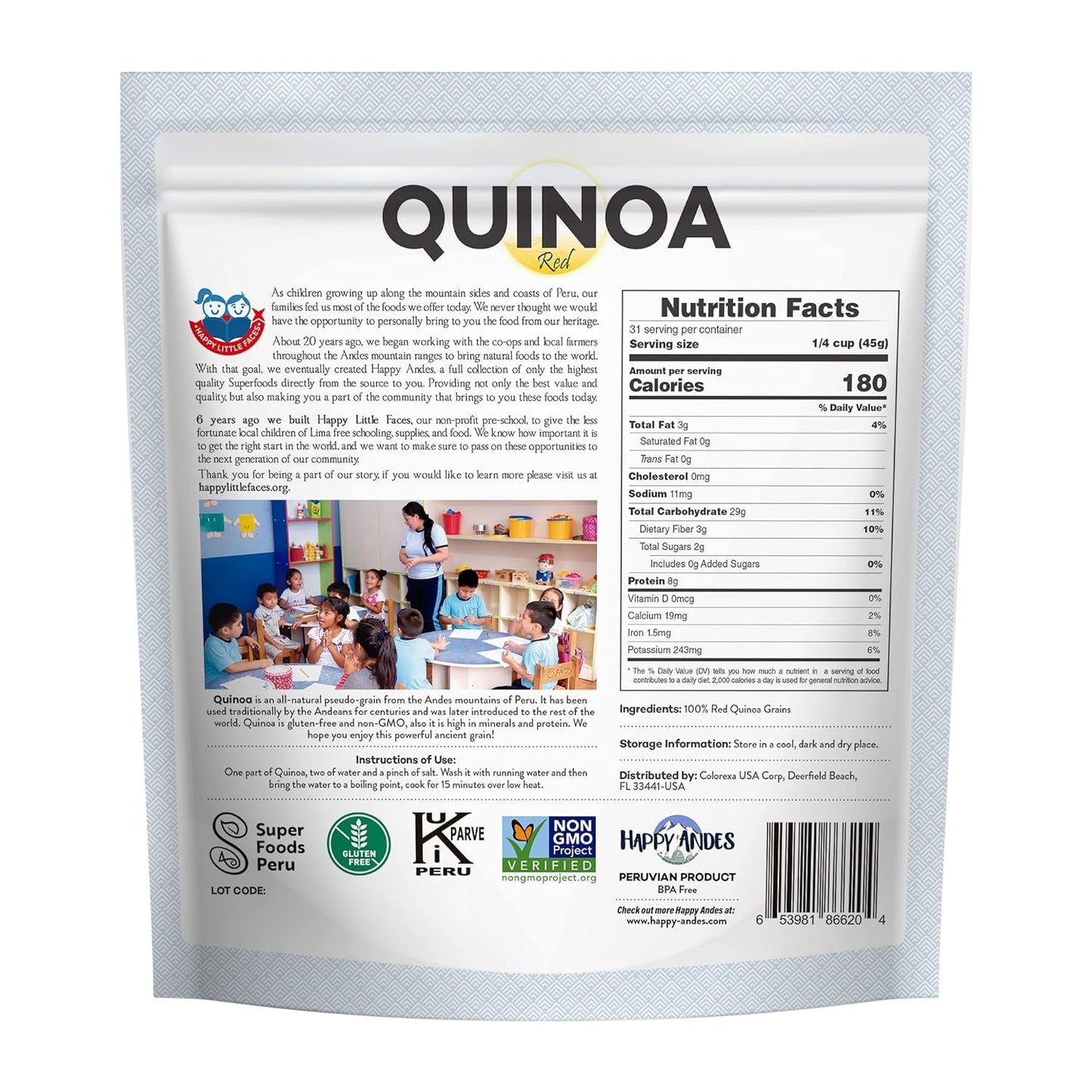 Red Quinoa, Non-Gmo & Gluten, Whole Grain Rice Substitute, Ready to Cook Food for Oats & Seeds Recipes, Healthy Meal with Vitamins & Protein, Best Value, 3 Lb