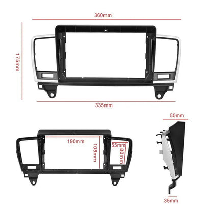 PODOFO New【2+32G】【For Mercedes-Benz ML 2012-2015】2Din Android 11 Car Stereo Radio 9'' HD Touch Screen Car MP5 Player Autoradio GPS Support Hifi WIFI Bluetooth Mirror Link FM/RDS Radio with AHD Camera& DVR