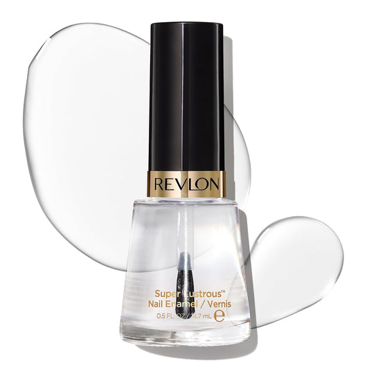 Super Lustrous Nail Polish, Chip-Resistant & Longwear Formula, High Shine Finish, 771 Clear, 0.5 Fl Oz