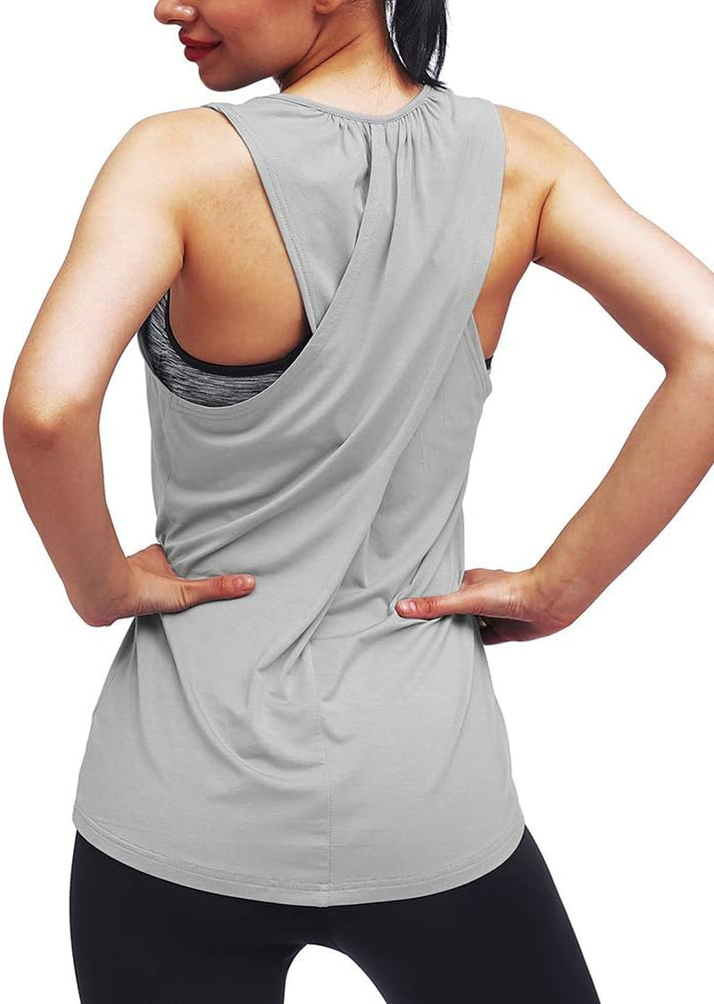 Workout Tops for Women Yoga Athletic Shirts Tank Tops Gym Summer Workout Clothes