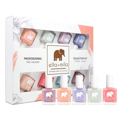Professional Nail Polish Set - Quick Dry Nail Polish - Long-Lasting & Chip Resistant Nail Polish Kit (Bonbon Collection - 8 Pack - 0.45 Fl Oz Each)