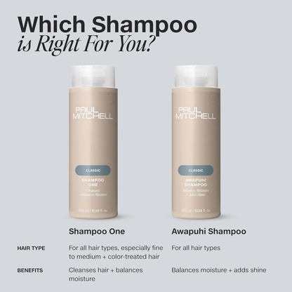 Paul Mitchell Shampoo One, Cleanses + Balances Moisture, for All Hair Types