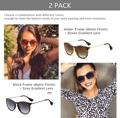 Vintage round Sunglasses for Women Men Classic Retro Designer Style