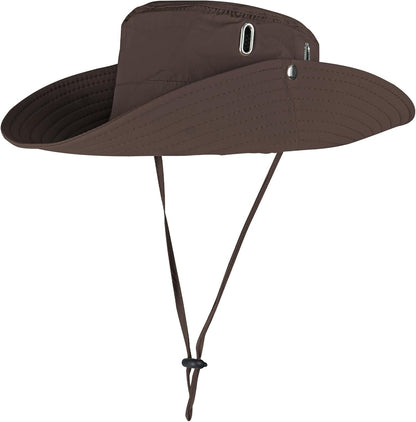 Sun Hats for Men Women Wide Brim Boonie Hat UPF 50+ Bucket Hats Hiking Fishing Outdoor Summer Safari UV Protection Hat
