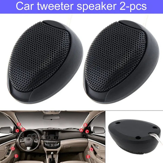 Universal 2Pcs 1000W TW-106 High Efficiency Mini Dome Tweeter Speakers for Car Audio System