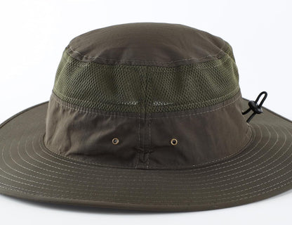 UPF 50+ Men'S Sun Hat Wide Brim Bucket Hat UV Protection Hat for Mens Womens Beach Safari Gardening Golf Fishing
