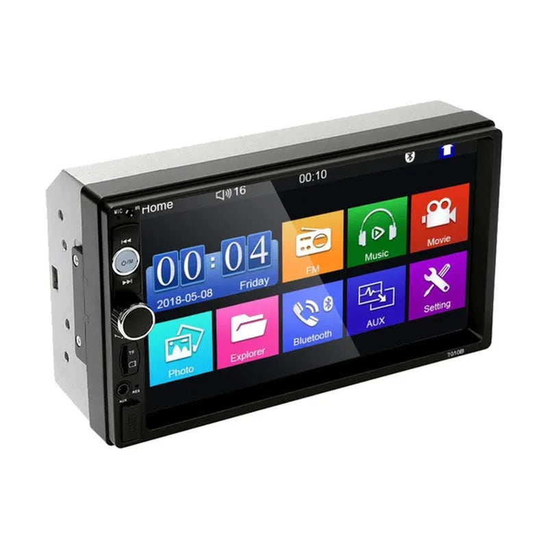 NEW Upgrade 2Din 7" HD Autoradio Bluetooth Car MP5 Player Car Radio Build-In FM AUX USB SD Function Support Mirror Link + Backup Camera(Optional)