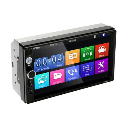 NEW Upgrade 2Din 7" HD Autoradio Bluetooth Car MP5 Player Car Radio Build-In FM AUX USB SD Function Support Mirror Link + Backup Camera(Optional)