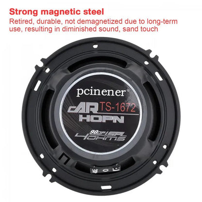 2Pcs 6 Inch 500W / 5 Inch 350W / 4 Inch 250W Dual-Cone Car Coaxial Loudspeaker Auto Audio Music Stereo Hifi Speakers