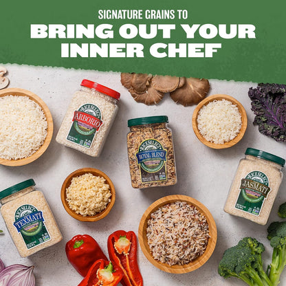 Sushi Rice for Sushi and Japanese Food, Premium Gluten-Free Short-Grain Rice, Non-Gmo, 32-Ounce Jar