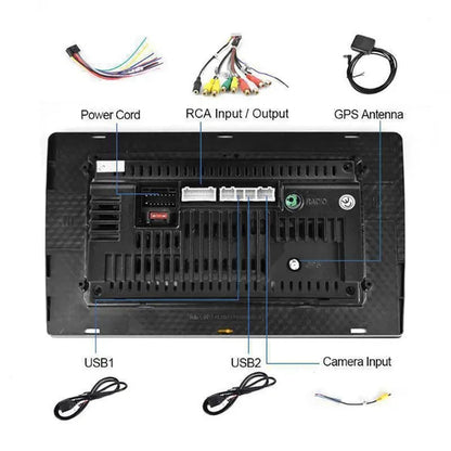 HIKITY NEW [Android 11 & 2+32G] 9" Autoradio for Mercedes-Benz ML320 2003-2005 2 Din Android 11 GPS Navigation Car Audio Radio Stereo