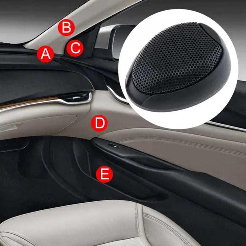 Universal 2Pcs 1000W TW-106 High Efficiency Mini Dome Tweeter Speakers for Car Audio System