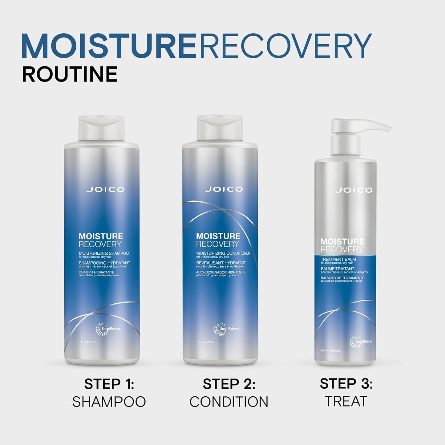 Moisture Recovery Moisturizing Conditioner | for Thick, Coarse, Dry Hair | Replenish Moisture | Restore Smoothness & Elasticity | Strengthen & Reduce Breakage | with Jojoba Oil & Shea Butter