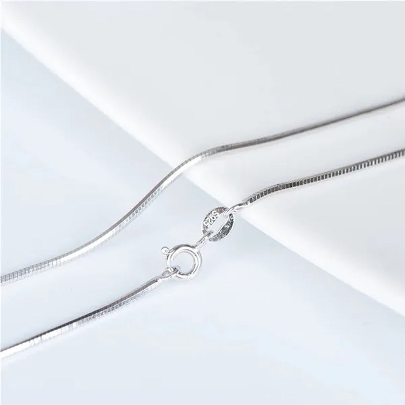 Women's Fashion Snake Bone Necklace Pendant Accessories Collarbone Chain Necklace Jewelry 16-inch-30 Inches