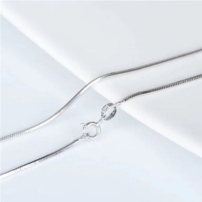 Women's Fashion Snake Bone Necklace Pendant Accessories Collarbone Chain Necklace Jewelry 16-inch-30 Inches