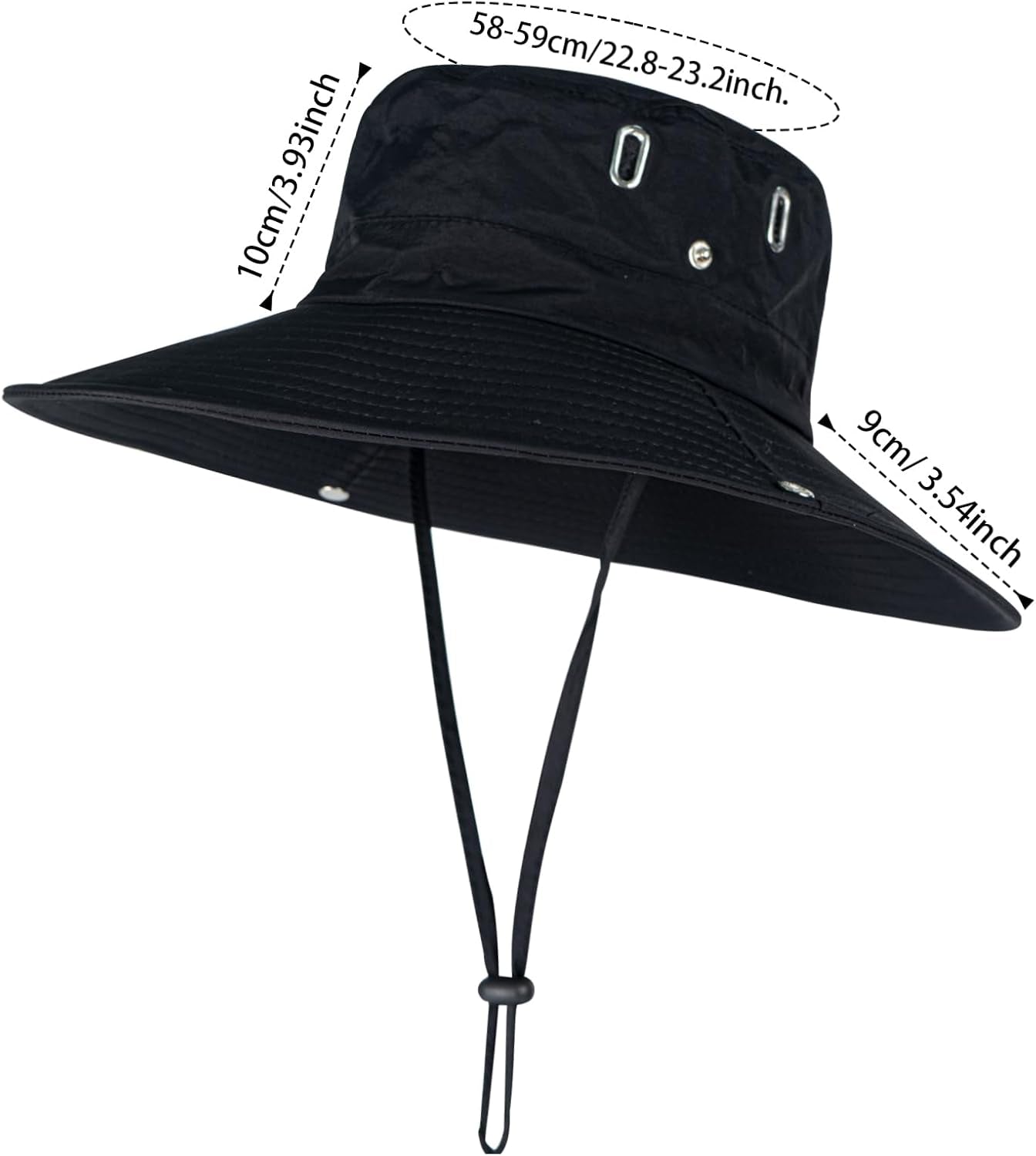 Sun Hats for Men Women Wide Brim Boonie Hat UPF 50+ Bucket Hats Hiking Fishing Outdoor Summer Safari UV Protection Hat