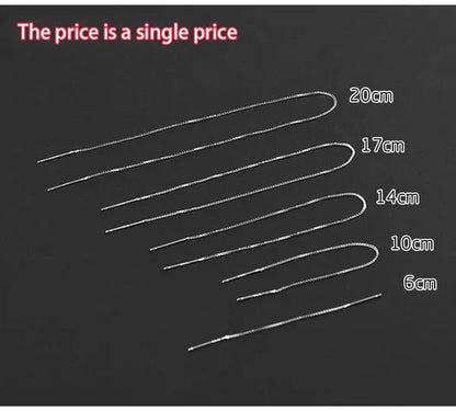 Minimalist Women's Earline Earrings silver-plated Long Chain Earrings, Women's Exquisite Silver Bar Earrings Valentine's Day Gift Engagement Wedding Earrings Gift Jewelry