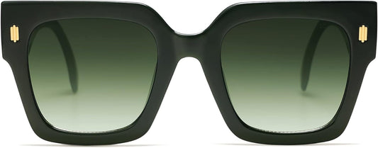 Vintage Oversized Square Sunglasses for Women,Retro Womens Luxury Big Large Sun Glasses UV400 SJ2194