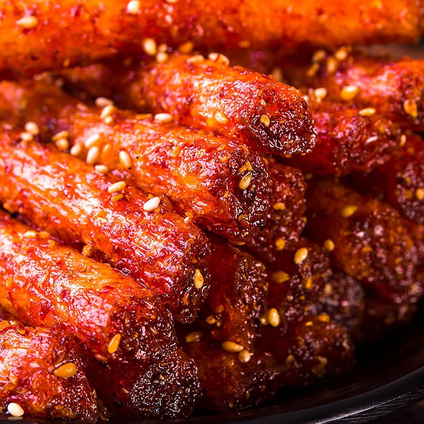 Latiao Spicy Strips 5 Packs Latiao Spicy Gluten Classic Chinese Special Snack Food, Vegan, 辣条, 大面筋, 68G/2.39 Ounces per Pack (Pack of 5)