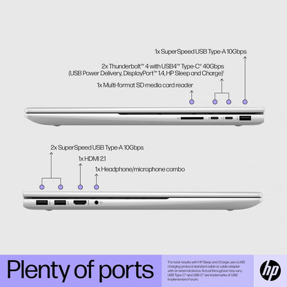 2023 Latest Envy 17T Premium Laptop, 17.3" FHD Touchscreen, Intel Core I7-13700H, 64GB RAM, 2TB SSD, Webcam, HDMI, Wi-Fi 6, Backlit Keyboard, Windows 11 Home, Grey