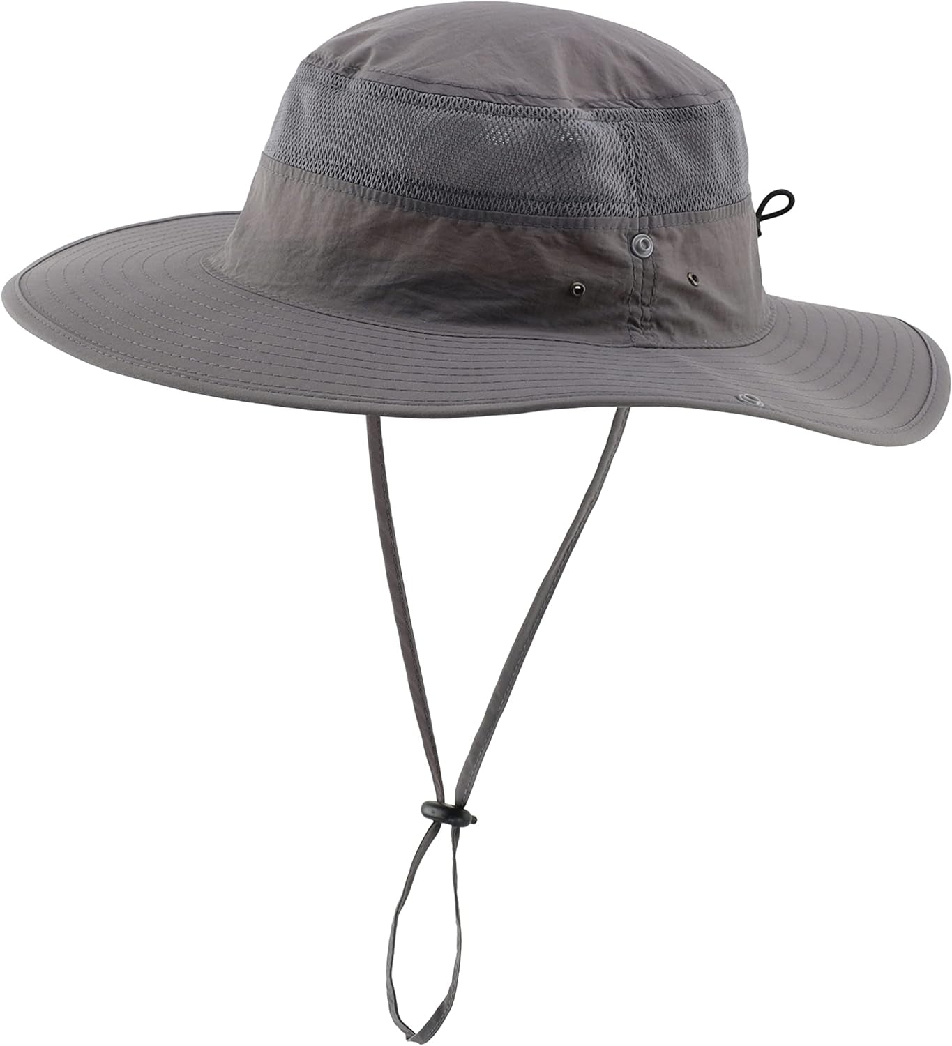 Wide Brim Sun Hat for Men Breathable Cowboy Boonie Hat UPF 50+ Sun Protection Bucket Hat for Fishing Hiking