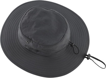 UPF50+ Mens Sun Hat Wide Brim Fishing Hat Sun Protection Hat for Mens Womens Bucket Hat for Beach Gardening Golf
