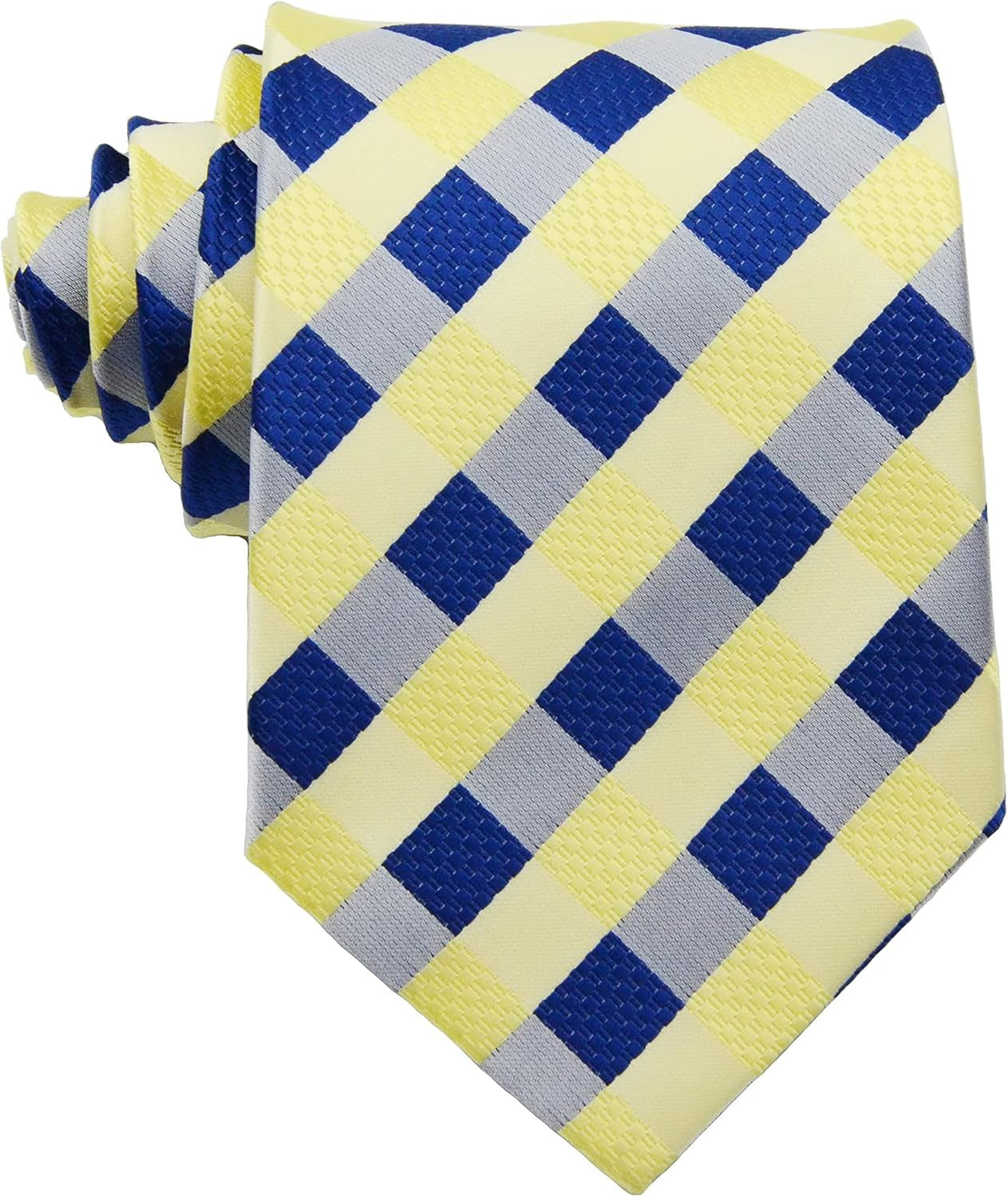 New Classic Men'S Plaids Checks Silk Tie Necktie