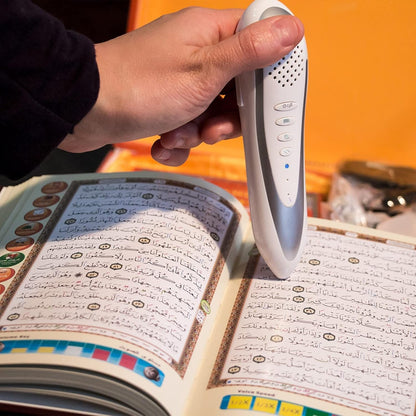 16G Quran Pen, Digital Pen Talking Reader Rechargeable Quran Book Reader with Multilingual 25 Reciters, Aluminium Box Packaging, Muslims Gift Ramadan Gift