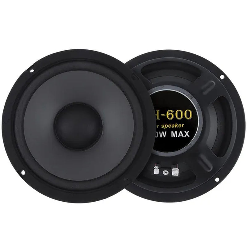 2PCS 6 Inch 600W 2-Way Car Hifi Coaxial Speakers Vehicle Door Auto Audio Music Stereo Full Range Frequency Speakers