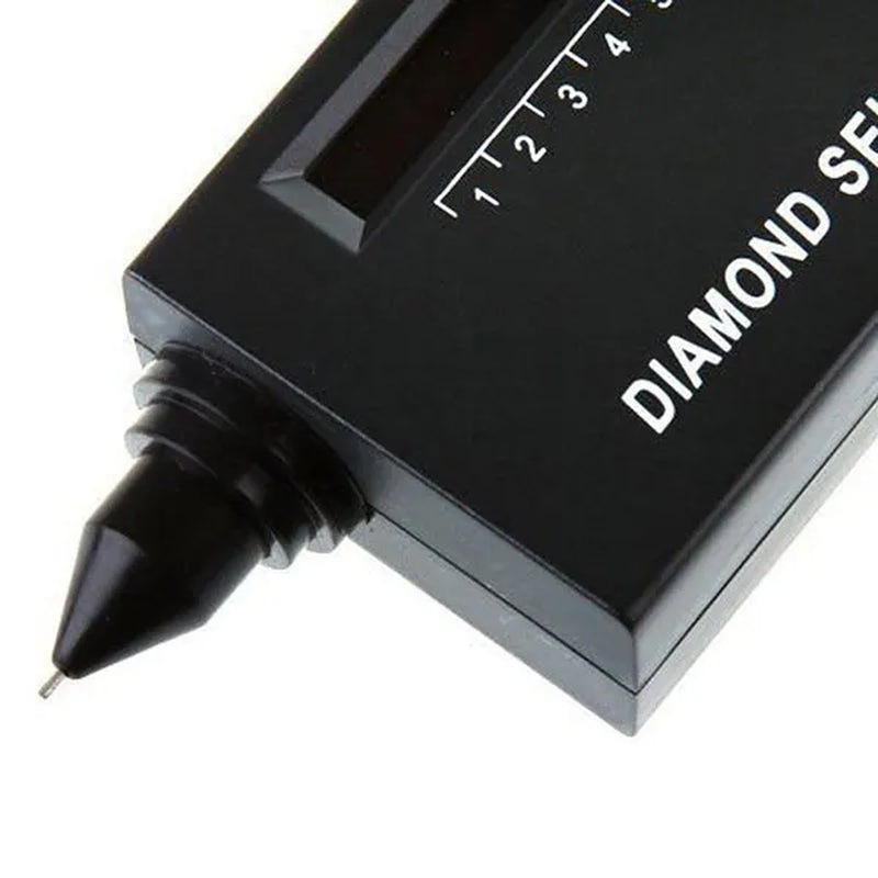 1PC Diamond Tester Gemstone Gem Selector Jewelry Watcher Tool LED Diamond Indicator Test Pen(Without Battery)
