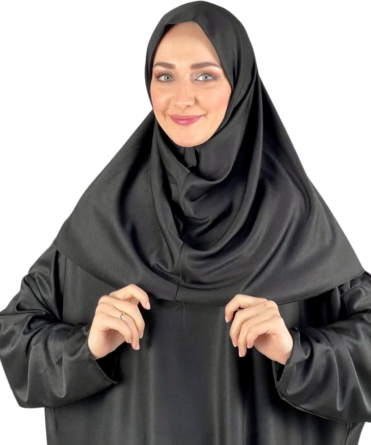 Women Prayer Clothes with Hijab Muslim Outfits Long Robe Abaya Turkish Islamic Dresses Dubai Kaftan with Rosary