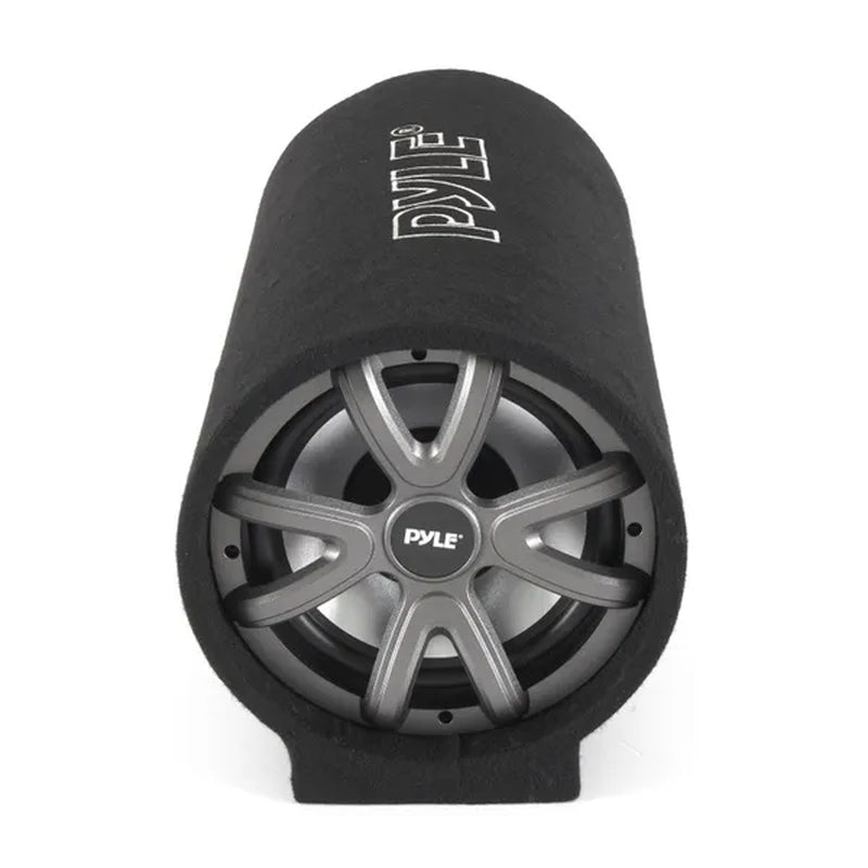 Pyle Car Audio 10 Inch 500W Carpeted Subwoofer Tube Speaker, Rear Vented Design