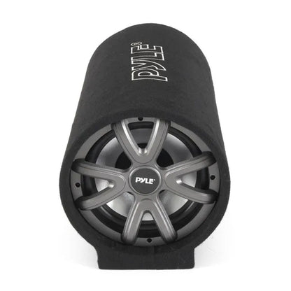 Pyle Car Audio 10 Inch 500W Carpeted Subwoofer Tube Speaker, Rear Vented Design