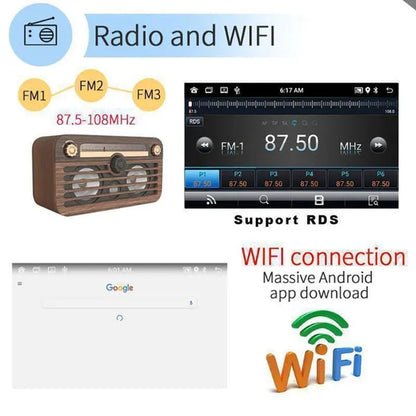 HIKITY NEW [Android 11 & 2+32G] 9" Autoradio for Mercedes-Benz ML320 2003-2005 2 Din Android 11 GPS Navigation Car Audio Radio Stereo