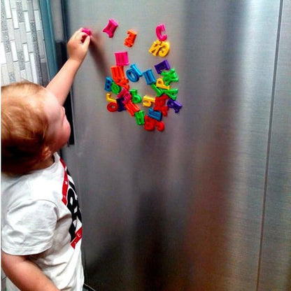 Russian Magnetic Alphabet Letters - Play on Fridge Magnets, White Board,Table - Educational Learning Toy for Kids,33 Letters