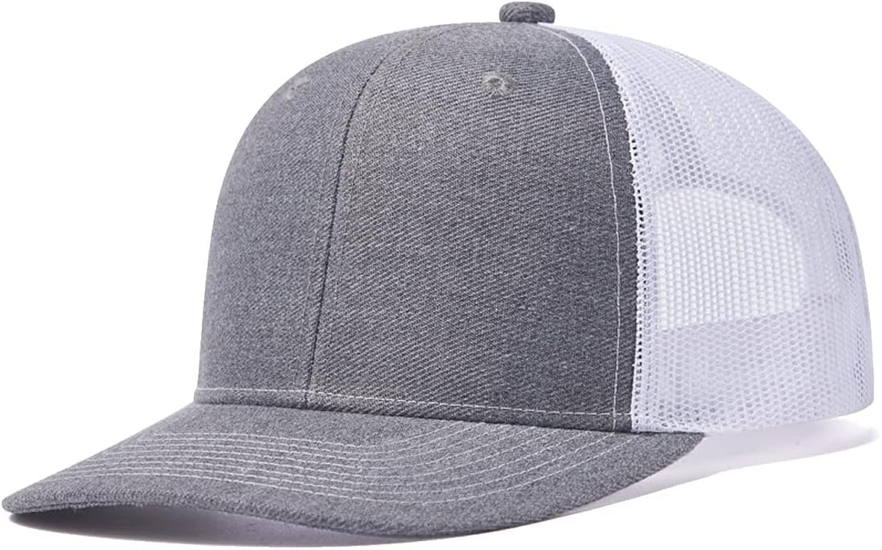 Trucker Hat - Mesh Snap Back - Unisex Adjustable Baseball Cap - Outdoor Hats for Men Women