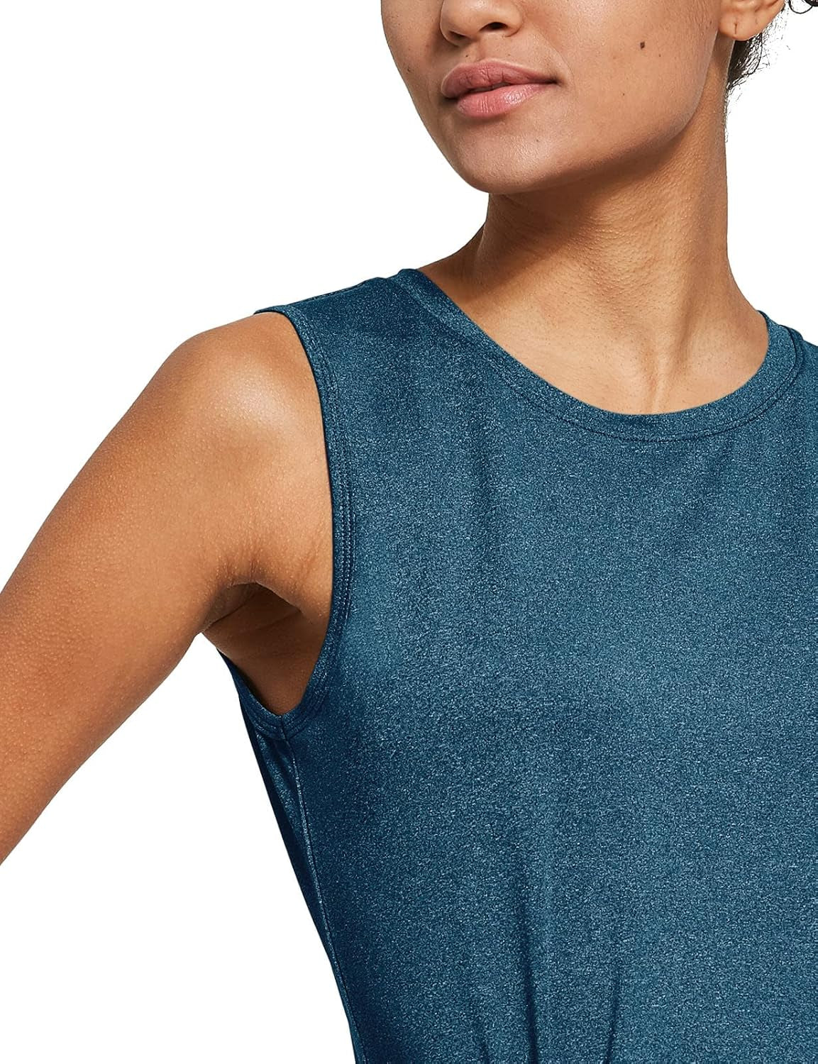 Workout Tank Tops for Women Sleeveless Running Loose Fit Yoga Tops Active Shirts Pickleball Sports Gym Exercise