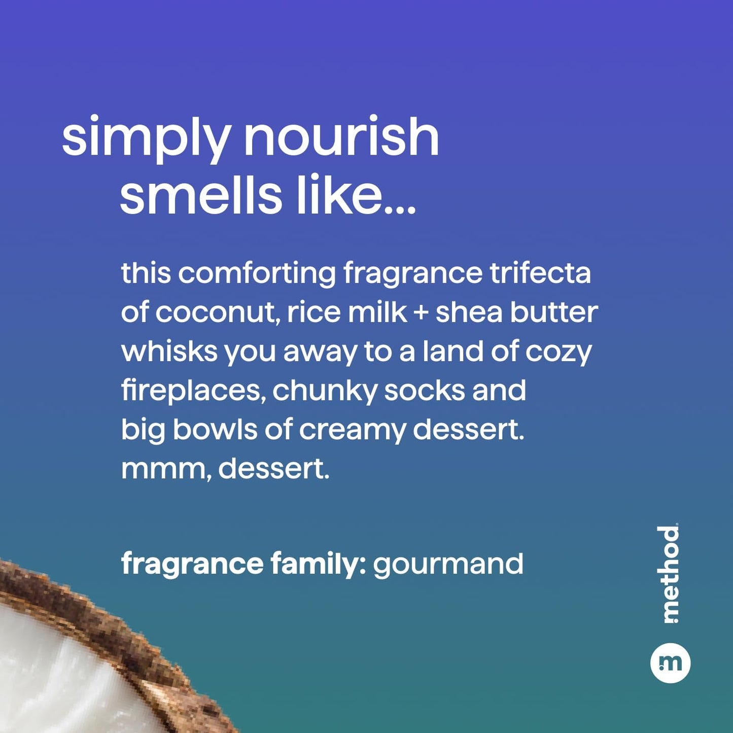 Moisturizing Shampoo, Simply Nourish with Shea Butter, Coconut, and Rice Milk Scent Notes, Paraben and Sulfate Free, 14 Oz (Pack of 1)