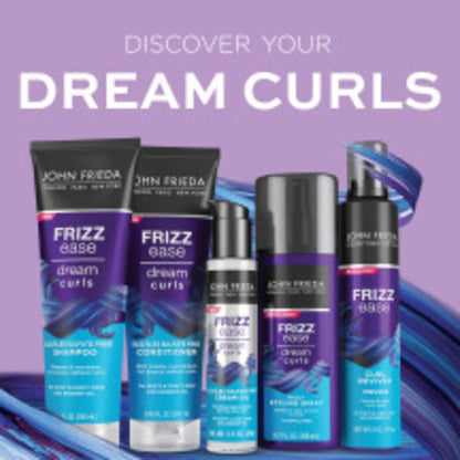 Frizz Ease Dream Curls Conditioner, Hydrates and Defines Curly, Wavy Hair, Helps Control Frizz, SLS/SLES Sulfate Free, Enhances Natural Curls, 8.45 Fluid Ounces