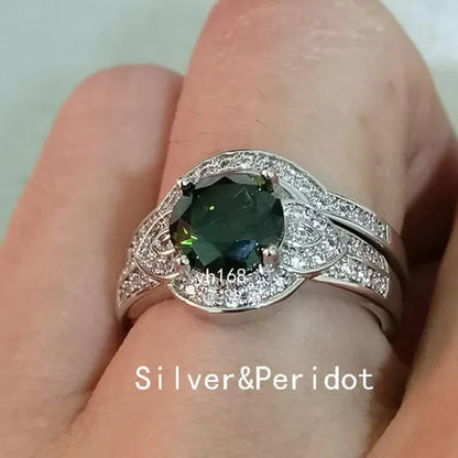 Women's Fashion  White Topaz Bridal Wedding Rings 18K Yellow Gold Filled&925 Silver Filled&14K Rose Gold Filled   Female Engagement Jewelry